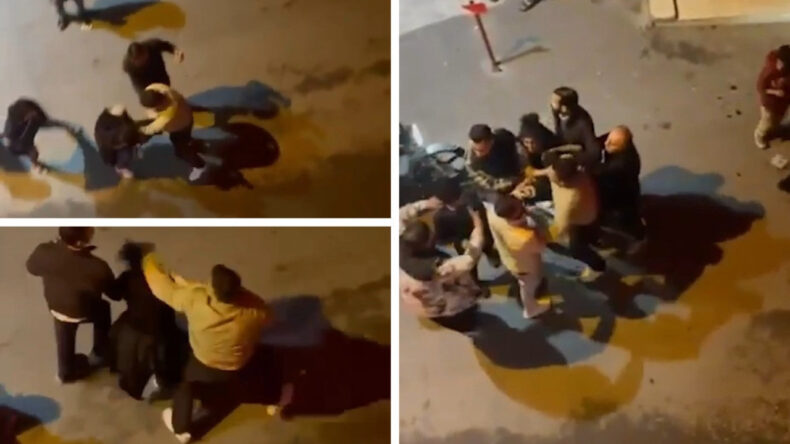 Taksici ile Kadınlar Arasında Kavga &Ccedil;ıktı