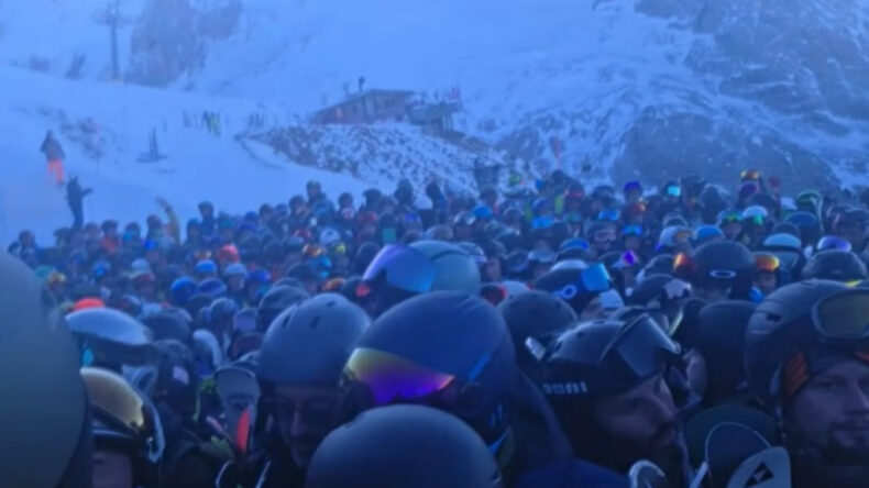 Tatil merkezinde kriz: Kayak&ccedil;ılar saatlerce mahsur kaldı