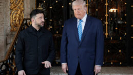 Trump ve Zelenskiy Barış G&ouml;r&uuml;şmeleri i&ccedil;in Bir Araya Geldi