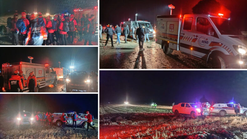 U&ccedil;ağın D&uuml;şt&uuml;ğ&uuml; Anları G&ouml;ren Vatandaşlar Yaşadıklarını Anlattı