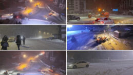 Uludağ'da Yoğun Kar… Ekipler Hız Kesmeden &Ccedil;alışıyor