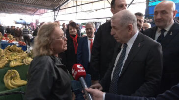 &Uuml;mit &Ouml;zdağ'ın Pazar Ziyareti: 'İktidar Partisi Pazara Gelmeye Y&uuml;z&uuml; Yok'