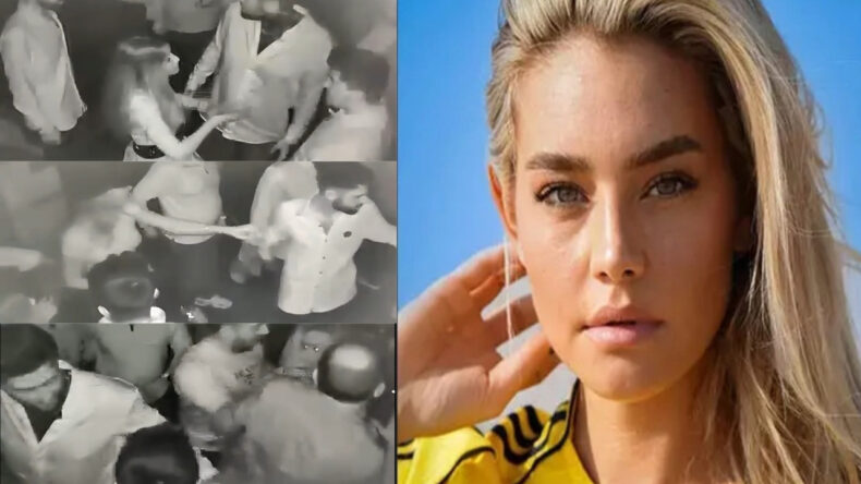 &Uuml;nl&uuml; futbolcu Aycan Yana&ccedil; hakkında darp iddiası: G&ouml;r&uuml;nt&uuml;ler ortaya &ccedil;ıktı