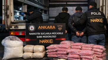 Uyuşturucu Y&uuml;kl&uuml; TIR'a Yapılan Operasyonda İki G&ouml;zaltı