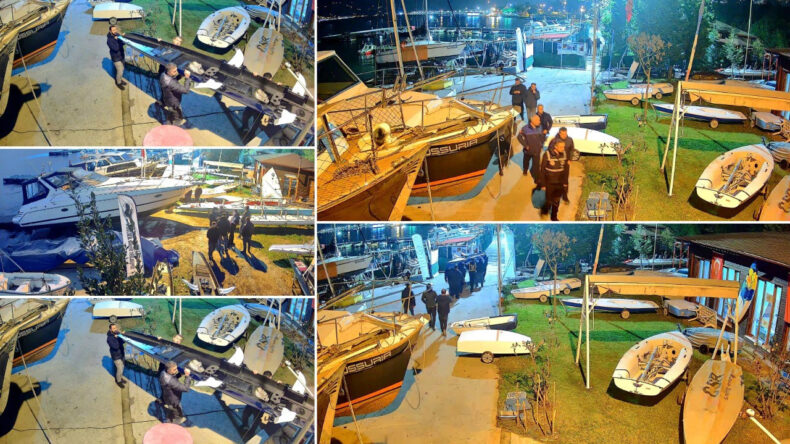 Yelken Kul&uuml;b&uuml;nde Ka&ccedil;ak Tekneler İ&ccedil;in Operasyon