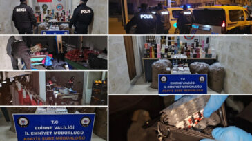 Yılbaşı &Ouml;ncesi Ka&ccedil;ak &Uuml;r&uuml;n Baskını