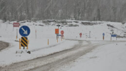 Zonguldak'ta Deniz Taştı, Kardan 81 K&ouml;y Yolu Kapandı