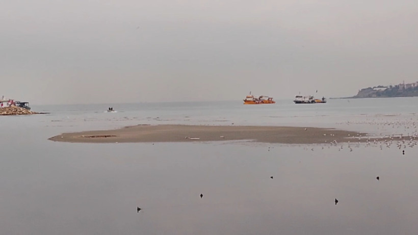 Deniz çekilmesi görüntüsü