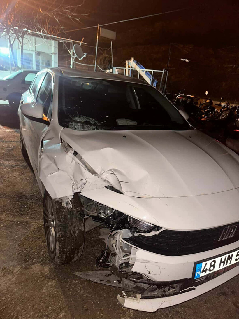 Kaza sonrası görüntü