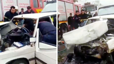 3 Ara&ccedil; &Ccedil;arpıştı: 1 Kayıp, 6 Yaralı