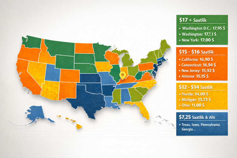 Asgari Ücret Haritası