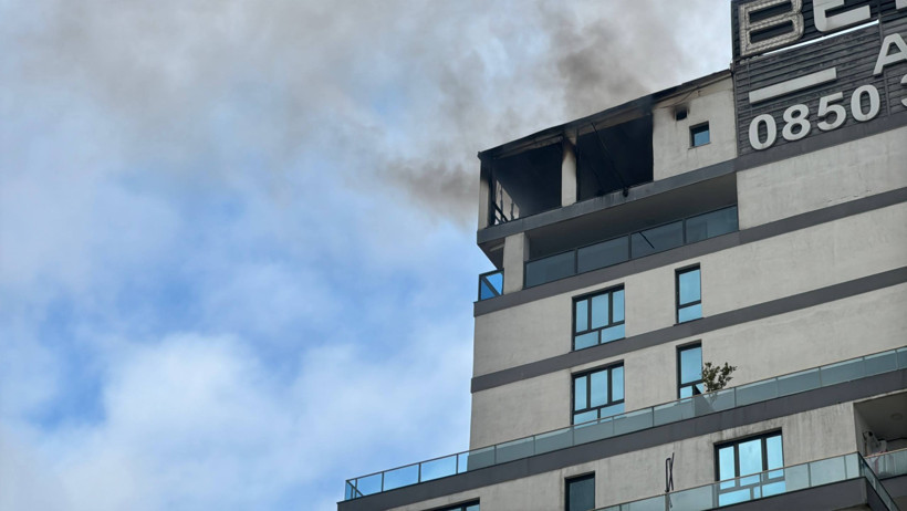 Esenyurt yangın görüntüsü