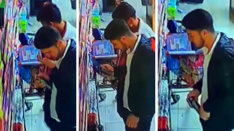 Adana'da Marketten Deodorant &Ccedil;alan İki Ş&uuml;pheli: "Kokusu Hoşumuza Gitti"