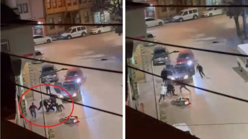 Ağabeyini Sokak Ortasında Bı&ccedil;akladı