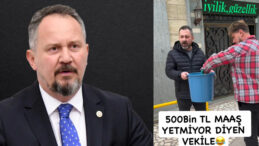 AKP&rsquo;li vekil i&ccedil;in cami &ouml;n&uuml;nde yardım toplandı