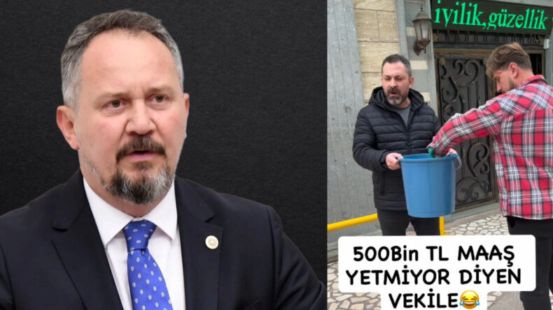 AKP&rsquo;li vekil i&ccedil;in cami &ouml;n&uuml;nde yardım toplandı