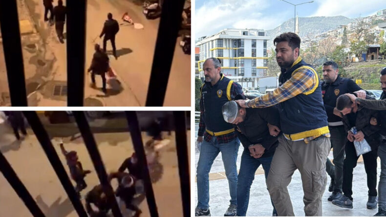 Alanya'da Sokak Ortasında Kanlı Kavga: Zincir ve Bı&ccedil;aklar Kullanıldı