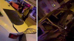 Alkoll&uuml; S&uuml;r&uuml;c&uuml; Korku Dolu Anlar Yaşattı: Biri Polisten Ka&ccedil;arken, Diğeri 8 Aracı Hasara Uğrattı