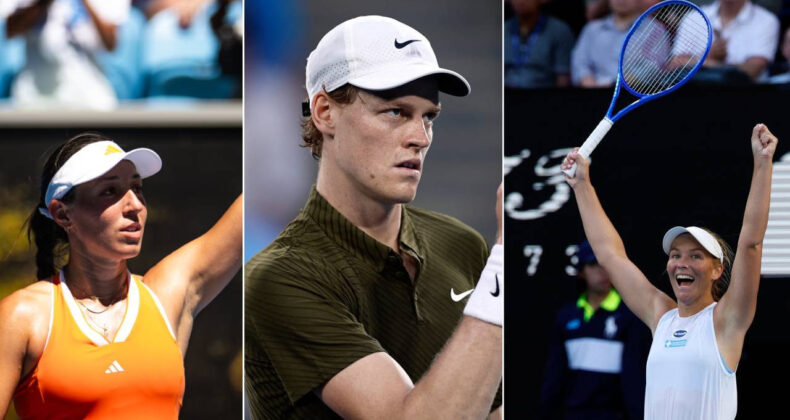 Avustralya A&ccedil;ık&rsquo;ta Şok Elimeler, Sinner ve Swiatek &Ccedil;eyrek Finalde