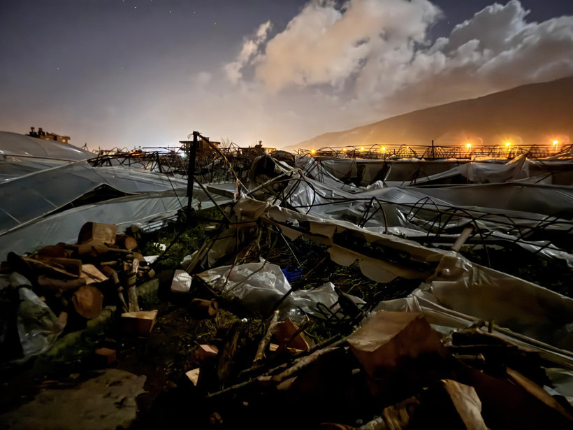 Hortum sonrası enerji hatları zarar gördü