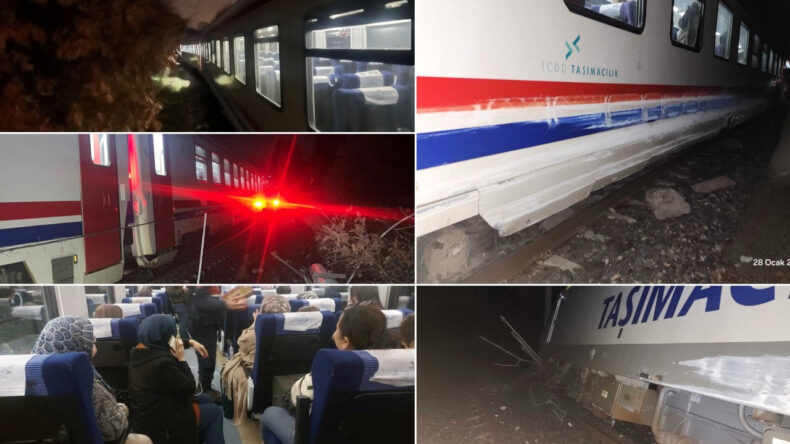 Balıkesir&rsquo;de Faciadan D&ouml;n&uuml;ld&uuml;: 149 Kişi Taşıyan Tren Raydan &Ccedil;ıktı