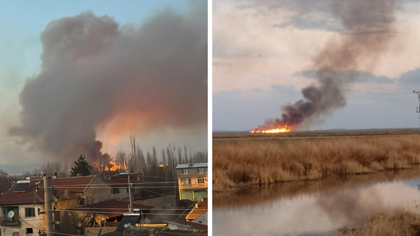 Yangın Ortamı Eber Gölü