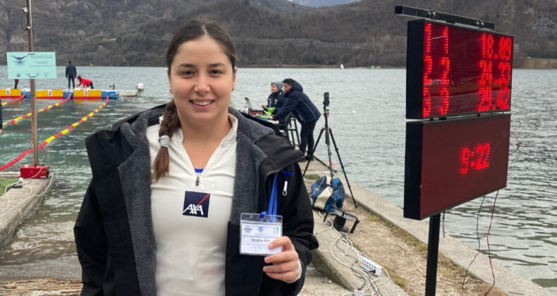 Bengisu Avcı T&uuml;rkiye Rekorunu Kırdı: Buz Y&uuml;zmede Tarih Yazdı