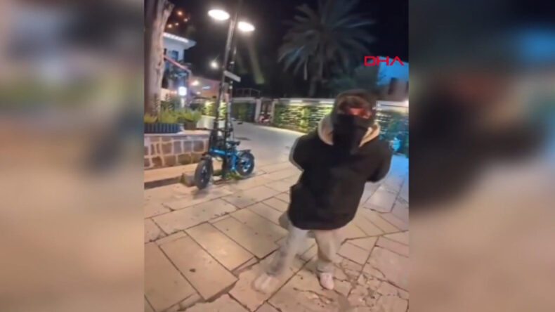 Bisiklet Süren Genci Tehdit Eden Şüpheli Yakalandı