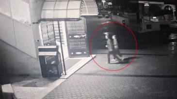 Bursa'da korkun&ccedil; olay! 10 yaşındaki kızının g&ouml;zleri &ouml;n&uuml;nde başında şişe kırarak ateş etti: Kadın camiye sığındı