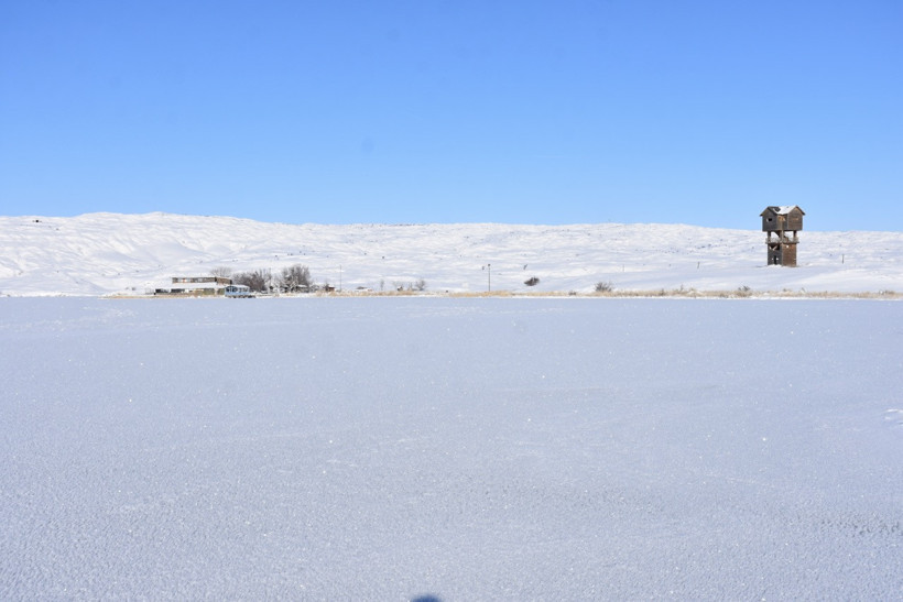 Tödürge Gölü Buzla Kaplı