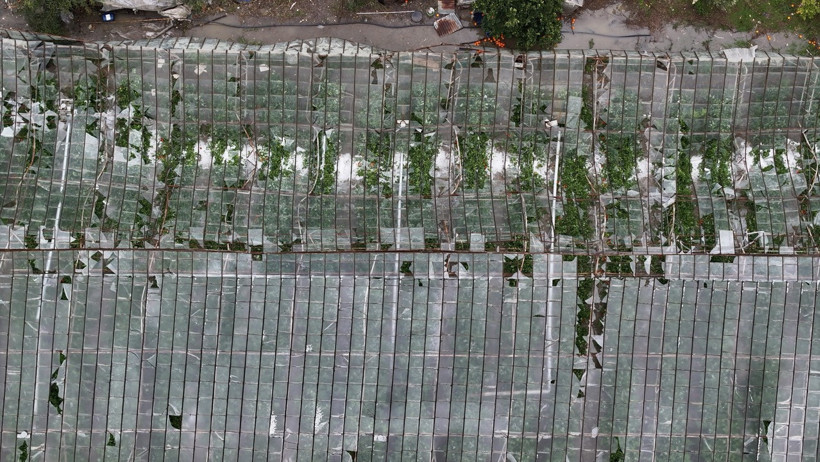 Bölgedeki hasar durumu değerlendiriliyor