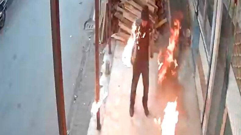 &Ccedil;ay İ&ccedil;erken Yangın Tehlikesi Atlattı