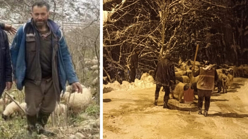 &Ccedil;ığın altında can verdi