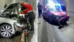 Cizre'de T&uuml;nelde Zincirleme Kaza: 1 &Ouml;l&uuml;, 6 Yaralı