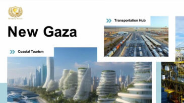 Damat haritayı g&ouml;sterdi: İşte 'Yeni Gazze' planı