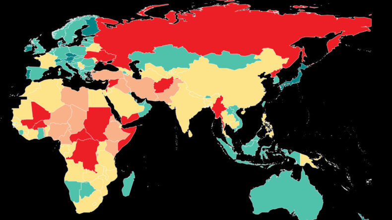 Dünyanın En Huzurlu ve Tehlikeli Ülkeleri Belli Oldu: Türkiye'nin Sıralamadaki Yeri