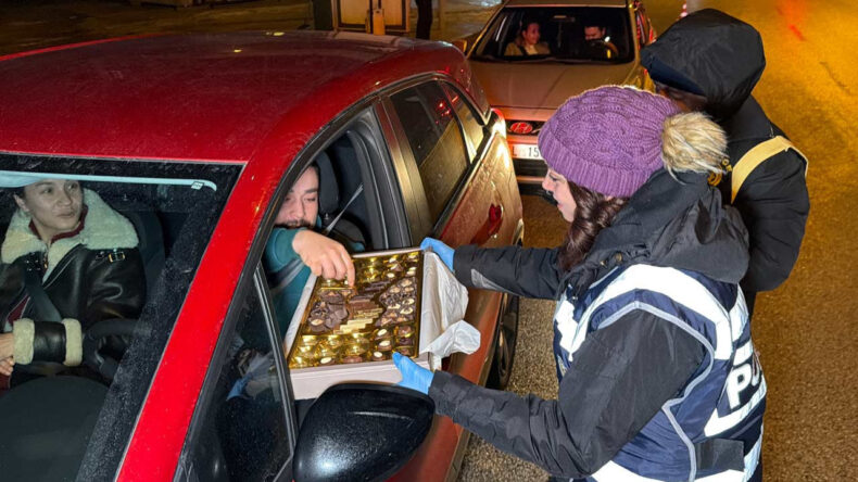 D&uuml;zce'de &Ccedil;ikolatalı Yeni Yıl Denetimi