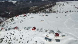 D&uuml;zce'de Kar Rekoru Kırıldı