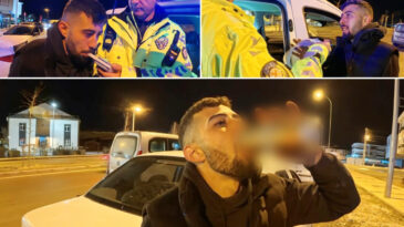 Ehliyeti Kaptırdı, Ara&ccedil; Başında İ&ccedil;meye Devam Etti: "Vallahi 10 Numara İ&ccedil;tim"