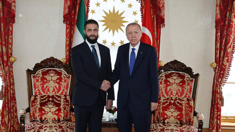 Erdoğan, Şara ile Telefon G&ouml;r&uuml;şmesi Yaptı