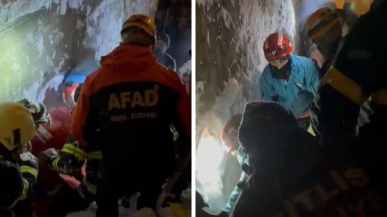 Evin Damındaki Karları Temizlemeye Çalışırken Çığ Altında Kaldılar