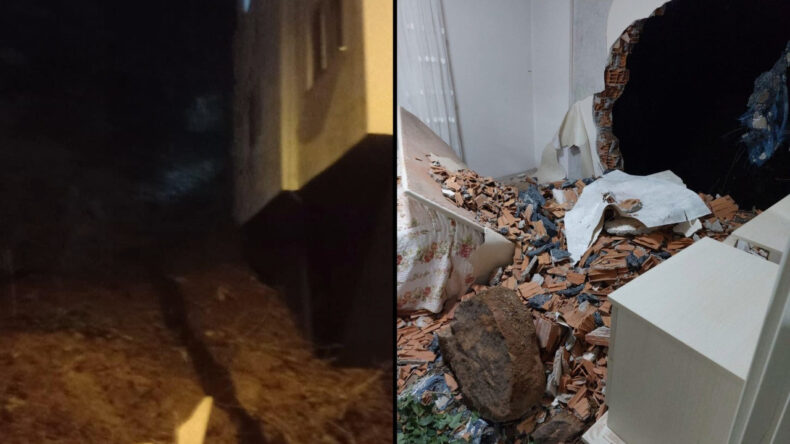 Evin Salonuna Ani Toprak Doldu