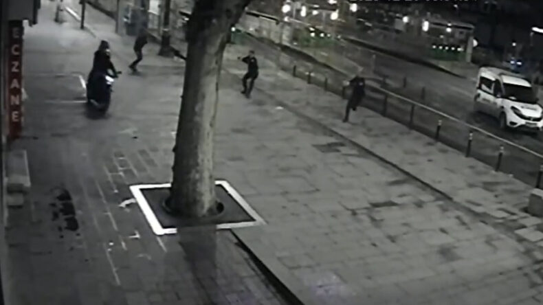 Film seti değil İstanbul'un gerçeği: Dükkanı kurşunladı, videoya aldı, polise silah çekti