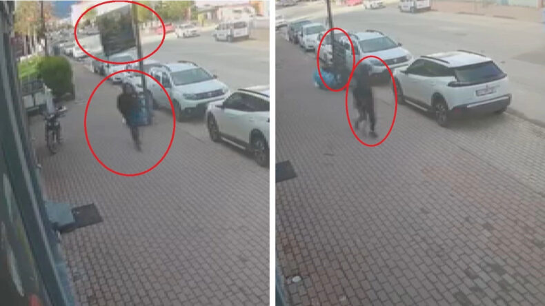 Fırtınada D&uuml;şen Reklam Tabelası Az Daha Can Alıyordu