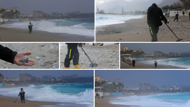 Fırtınayı Fırsata D&ouml;n&uuml;şt&uuml;renler, Dedekt&ouml;rlerle Sahile Koştular