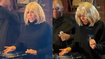Fransa'nın First Lady'si Brigitte Macron DJ Performansı ile G&ouml;z Doldurdu