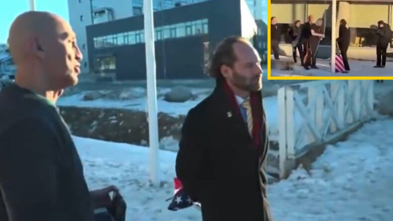 Gr&ouml;nland'da ABD Bayrağı Provokasyonu: Belediye Başkanı Sert Tepkisini G&ouml;sterdi