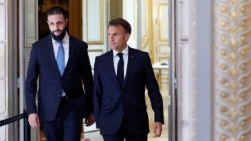 G&uuml;nler Sonra Ortaya &Ccedil;ıktı: Şara G&ouml;r&uuml;şmeye Katılmadı, Macron K&uuml;plere Bindi