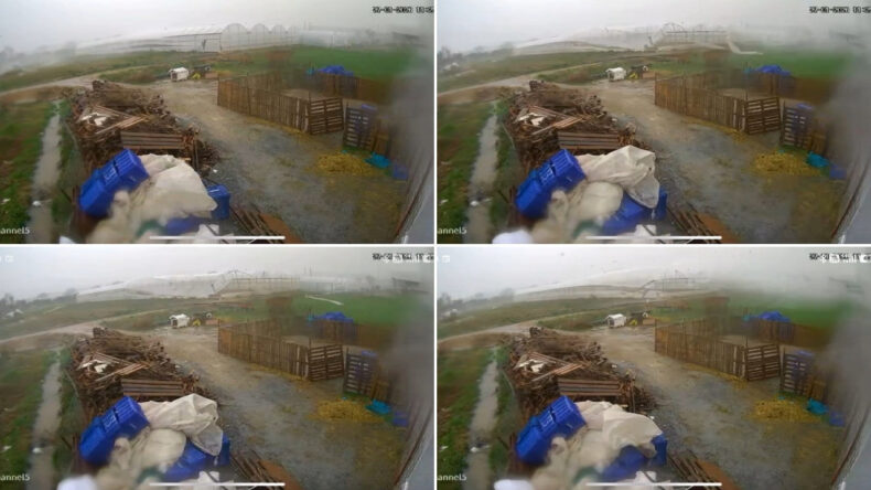 Hortum Dakikalar İ&ccedil;inde Serayı Yok Etti