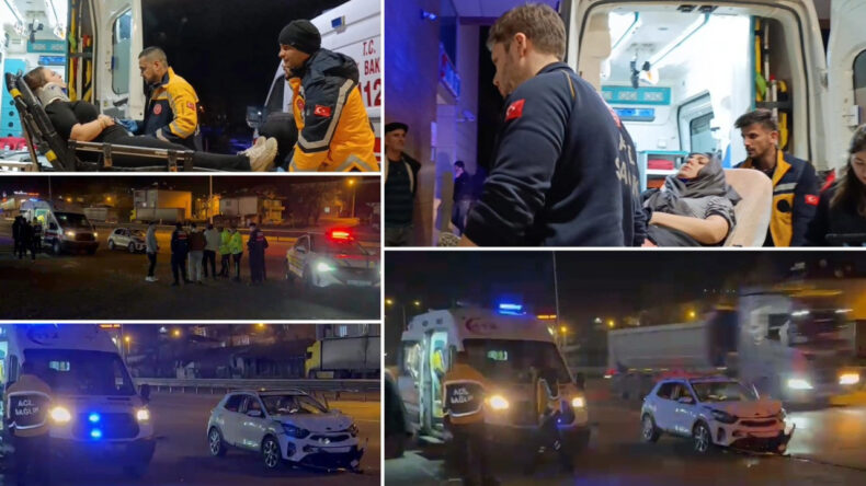 İneg&ouml;l'de Otomobil Kazası: 1'i &Ccedil;ocuk 3 Yaralı